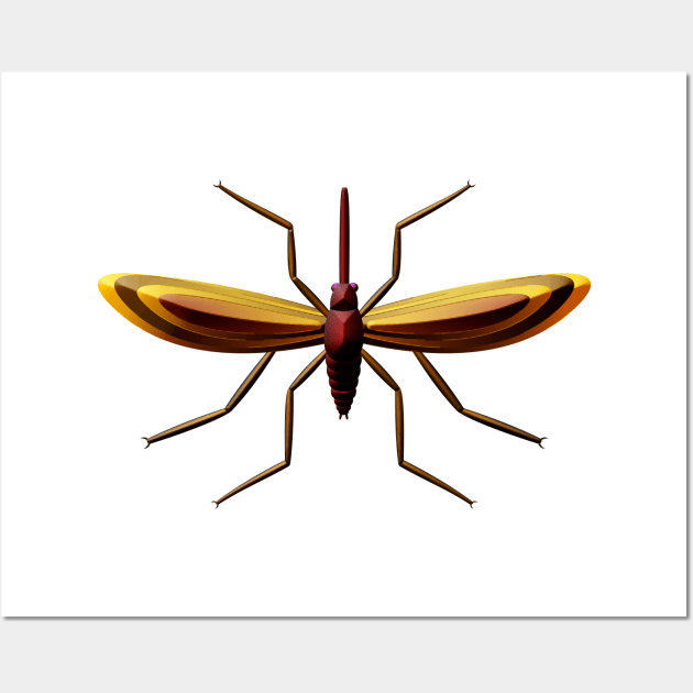 Mosquito Wall Art by Elonium